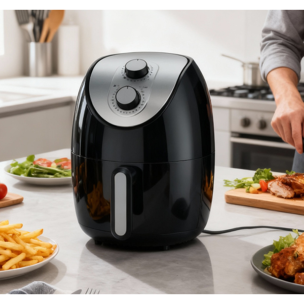 Fritadeira Air Fryer Elétrica 3,5 Litros Sem Oleo 110v e 1500w de potencia Modelo YC-351