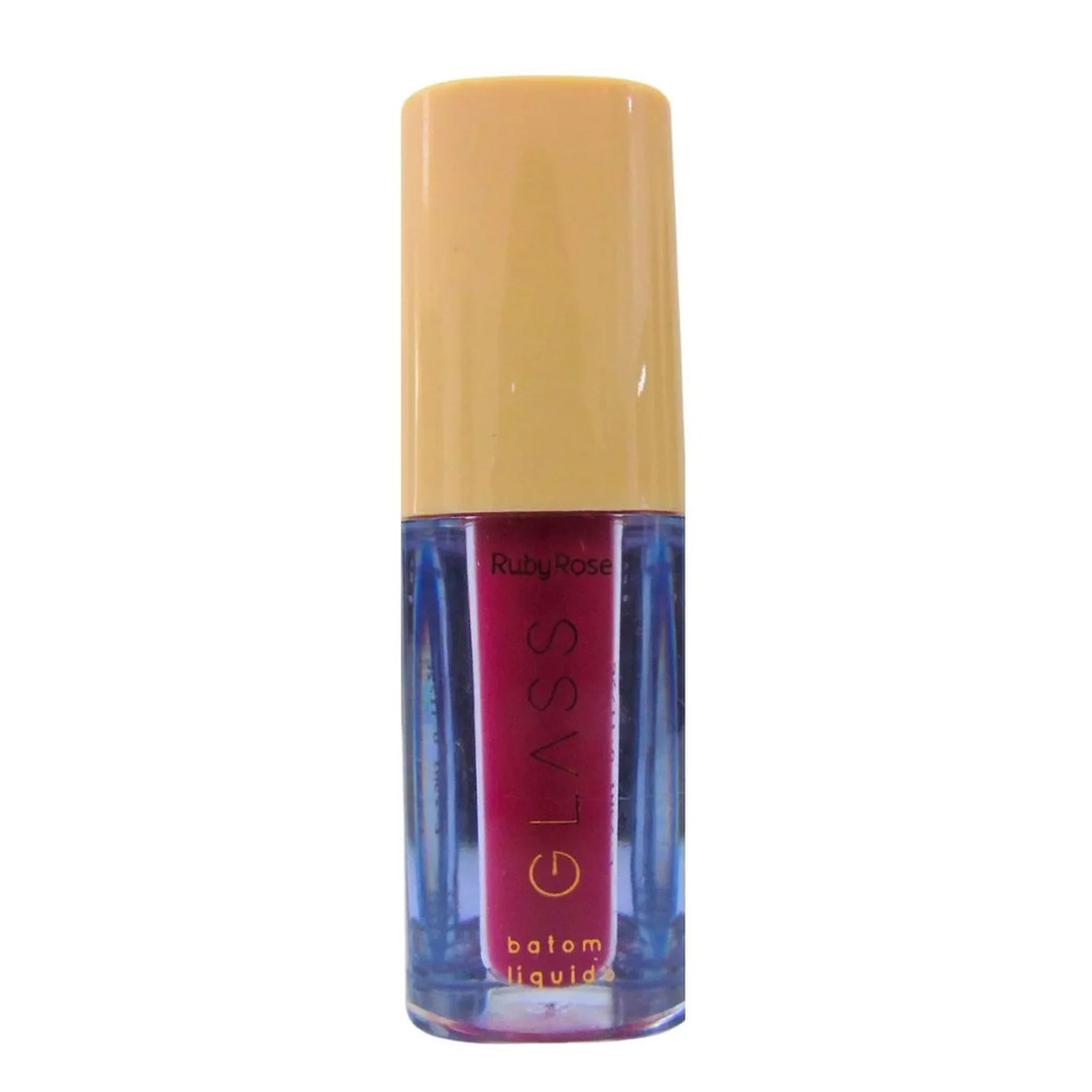 BATOM LABIAL LIQUIDO VELVETY BG07 GLASS HB5787 RUBY ROSE