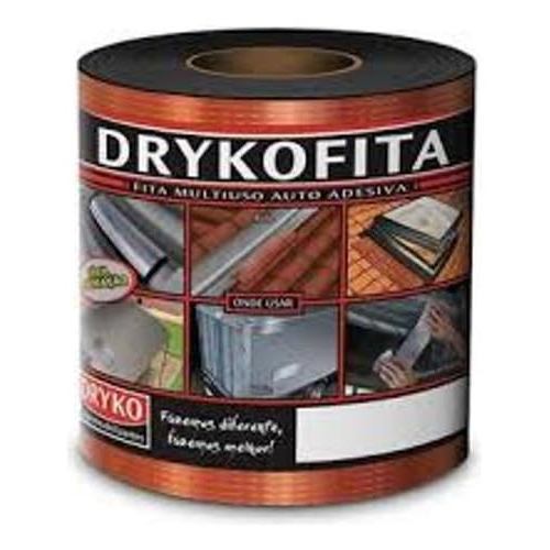 Manta Térmica Asfáltica Cor Telha 20 Cm X 10 Metros Dryko