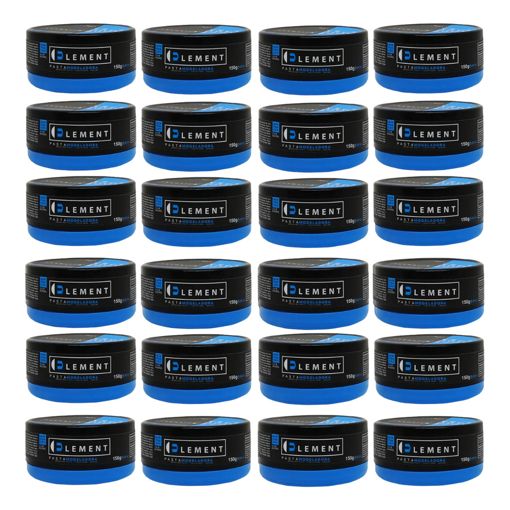 Kit 24 Pomada Modeladora Element 150g Alfa Look's