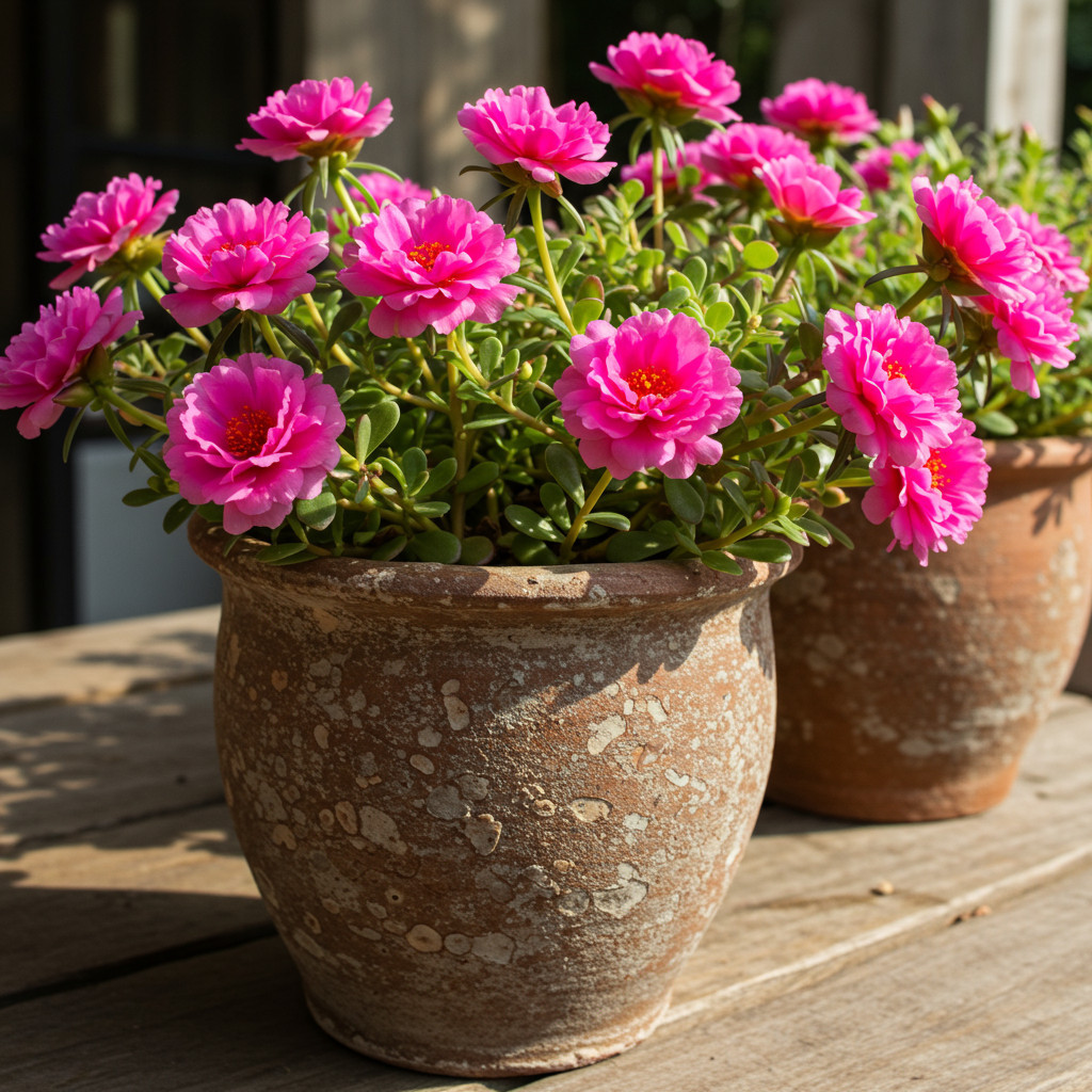 Rara pacote com 100 sementes de onze horas flor tripla rosa