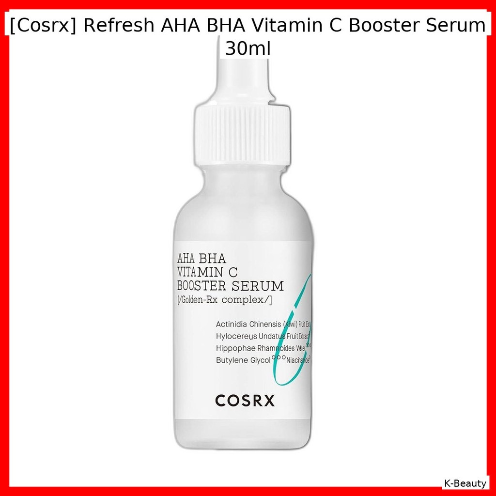 [Cosrx] Refresh AHA BHA Vitamina C Booster Serum 30ml/Soro Coreano/100 % Genuíno Da K-Beauty