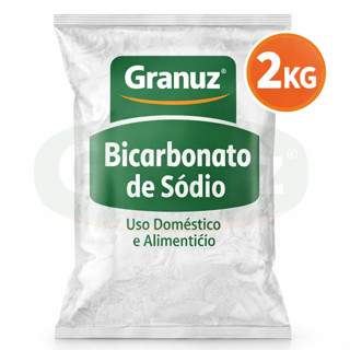Bicarbonato de Sódio 100% Puro Granuz 2kg Uso Doméstico e Alimentício Alta Pureza [Envio HOJE] em Oferta na Shopee