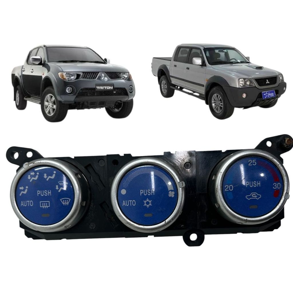 Comando Ar Condicionado Azul Mitsubishi Triton L200  08 a 15