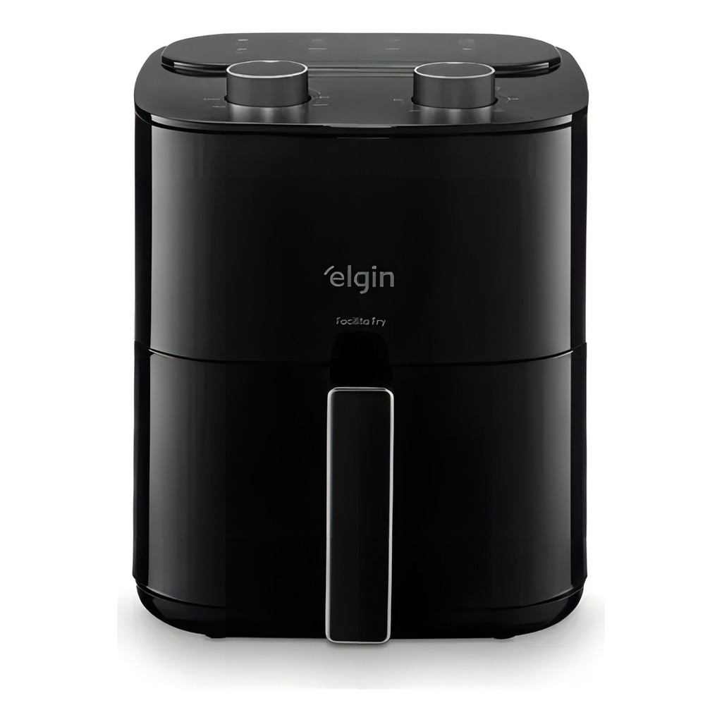 Fritadeira Sem Oleo Air Fryer Facilita Fry 3,5litros Preta Facil Limpeza Elgin 220V