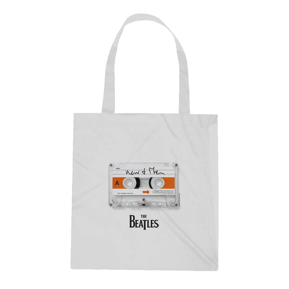 Bolsa Ecobag The Beatles - Cassette Tote - Branca em Oferta na Shopee