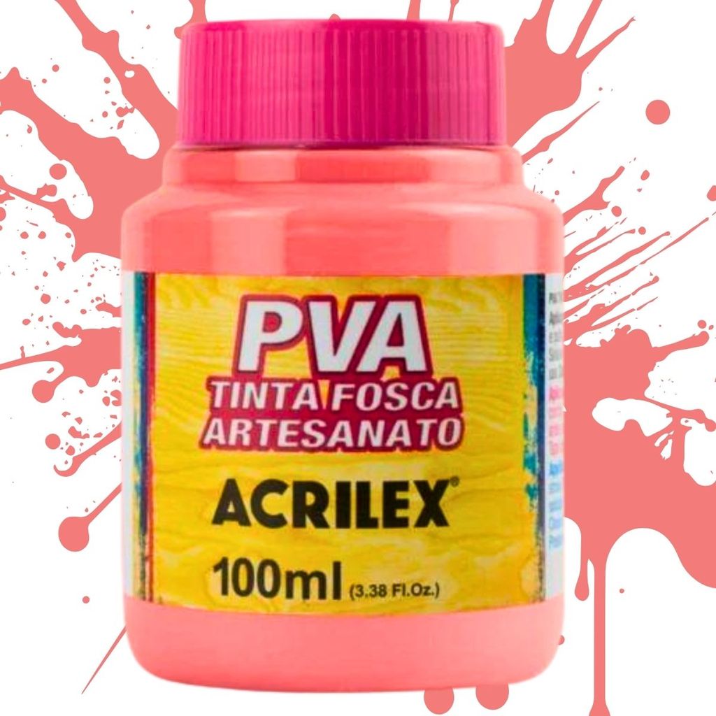 Tinta PVA 100ml 567 - Rosa Chá