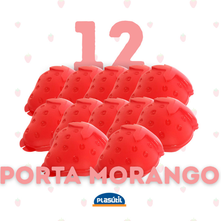 KIT 12 LEMBRANCINHA MORANGO ou MAÇÃ ou BANANA - POTE PORTA MIX - QUALIDADE PLASÚTIL em Oferta na Shopee