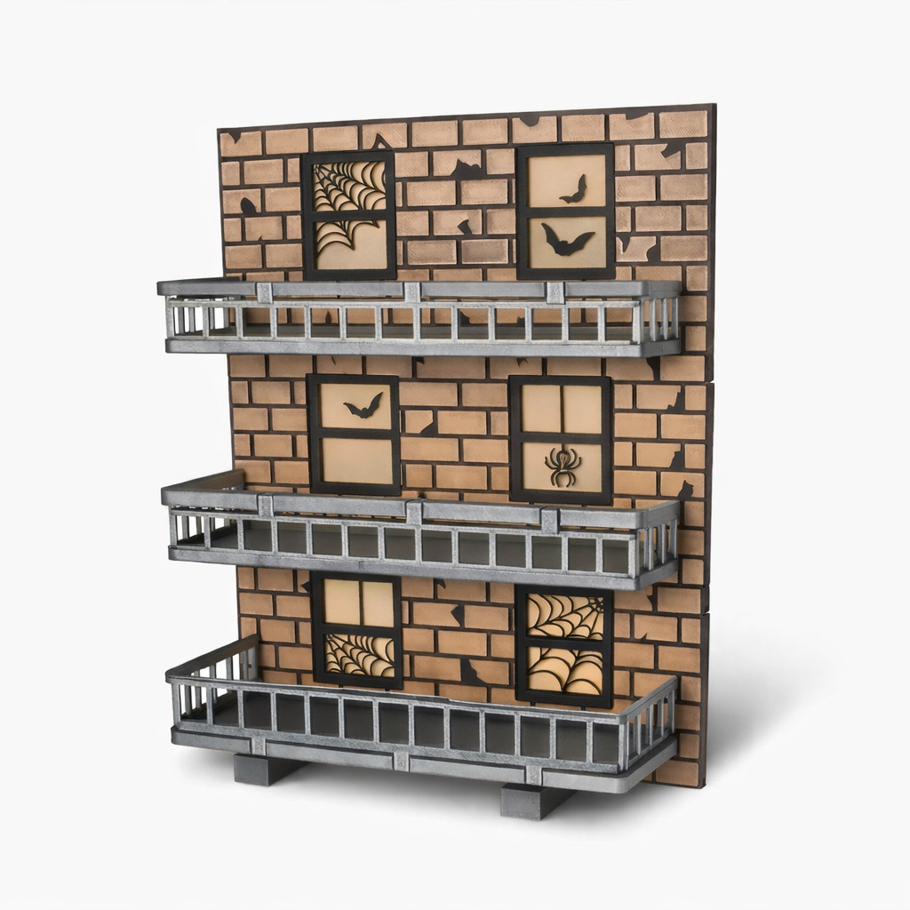 Expositor Funko Pop Assustador 3 Andares Organizador para Action Figures e Miniaturas Geek