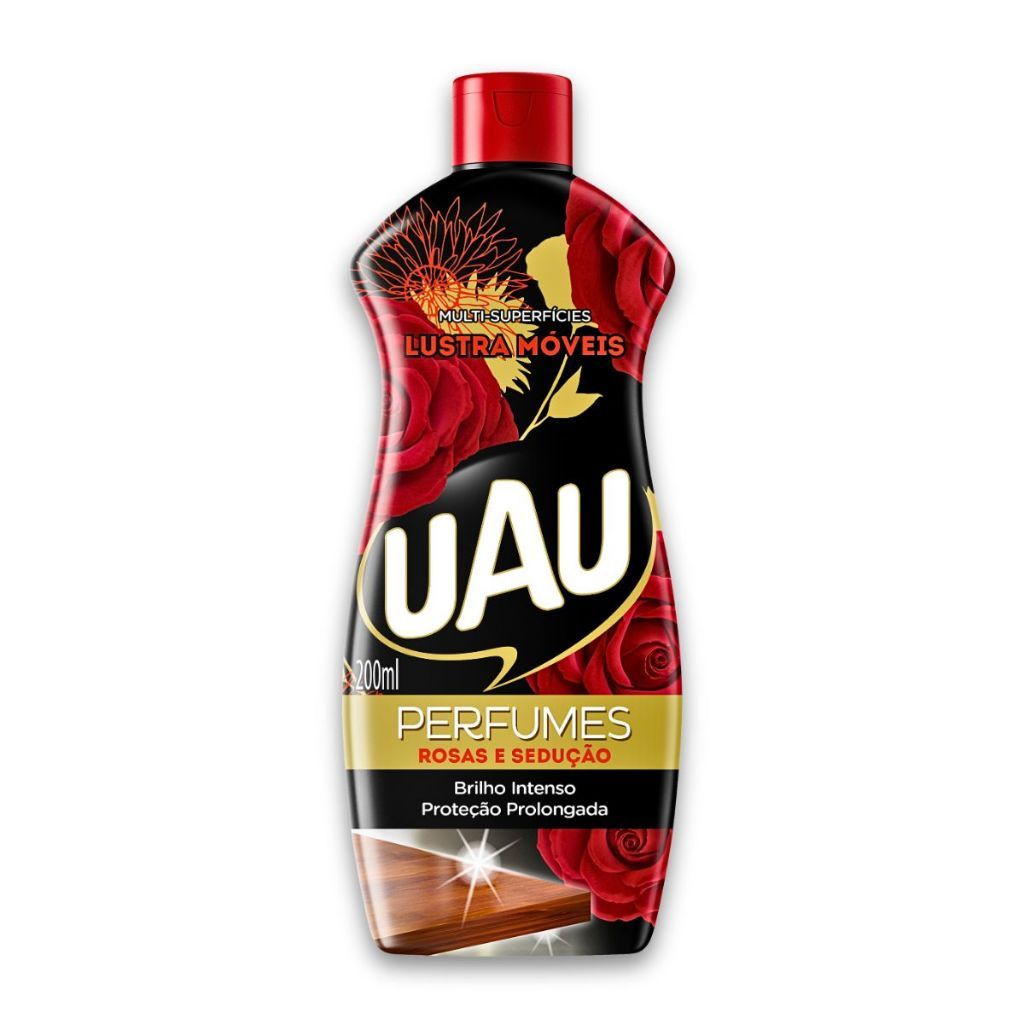 Lustra Móveis 200ml Rosas E Sedução Uau