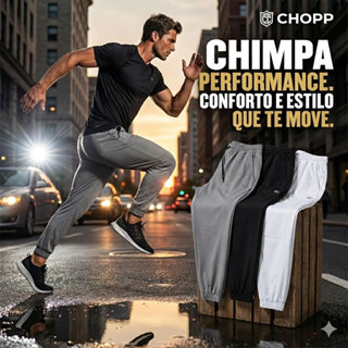 3 Calça Jogger Masculina Esportiva com Zíper  Diversas Cores - Lançamento 2026 em Oferta na Shopee
