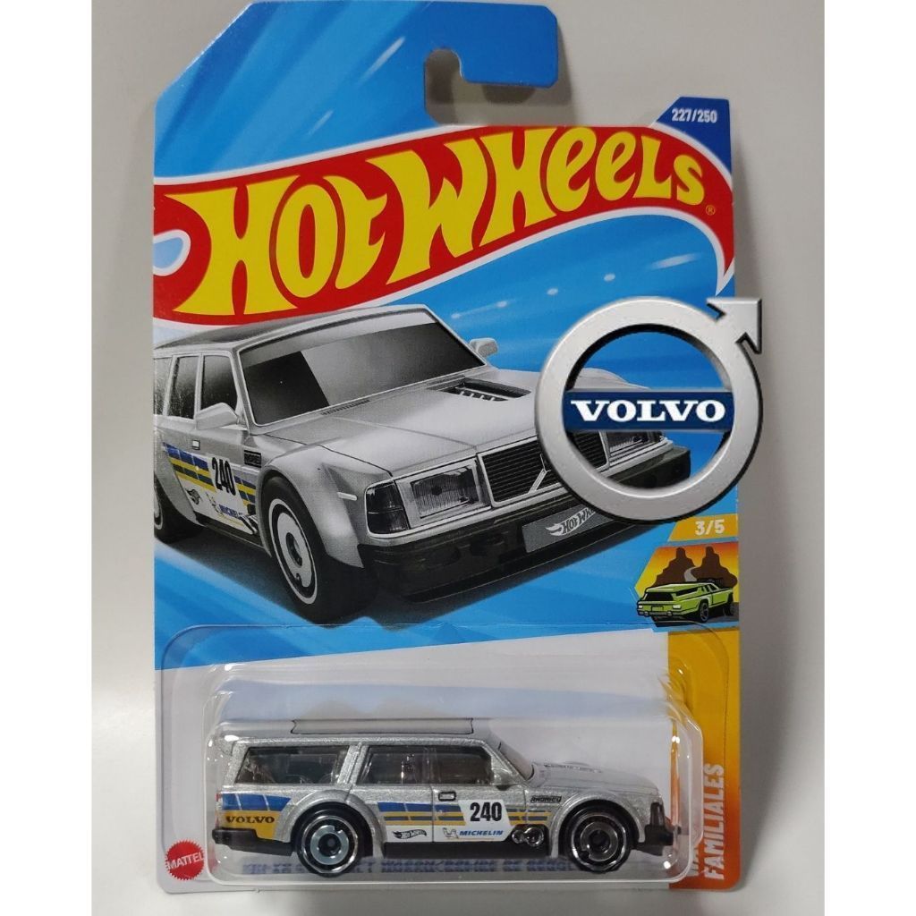 Hot Wheels VOLVO 240 DRIFT WAGON/BOLIDE DE DÉRAPAGE - NOVO - LACRADO - 27