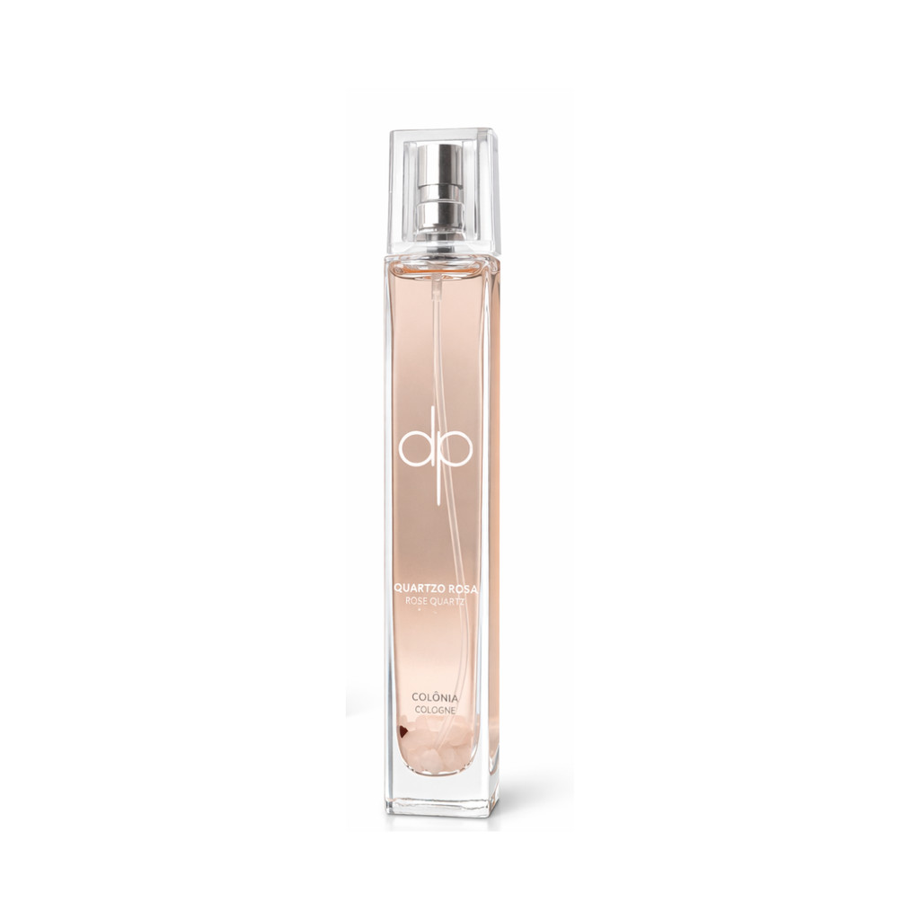 Perfume Corporal Com Cristais Unissex Colônia Quartzo Rosa Floral