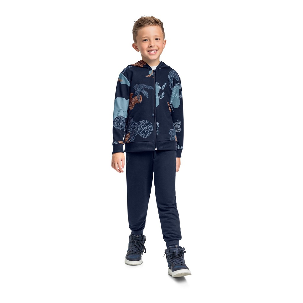 Jaqueta Moletom Infantil Unissex Bee Loop