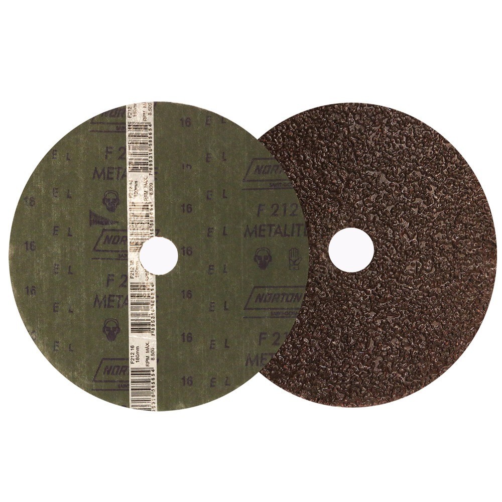 Disco de lixa de fibra 180 x 22 mm - F212 - Norton em Oferta na Shopee