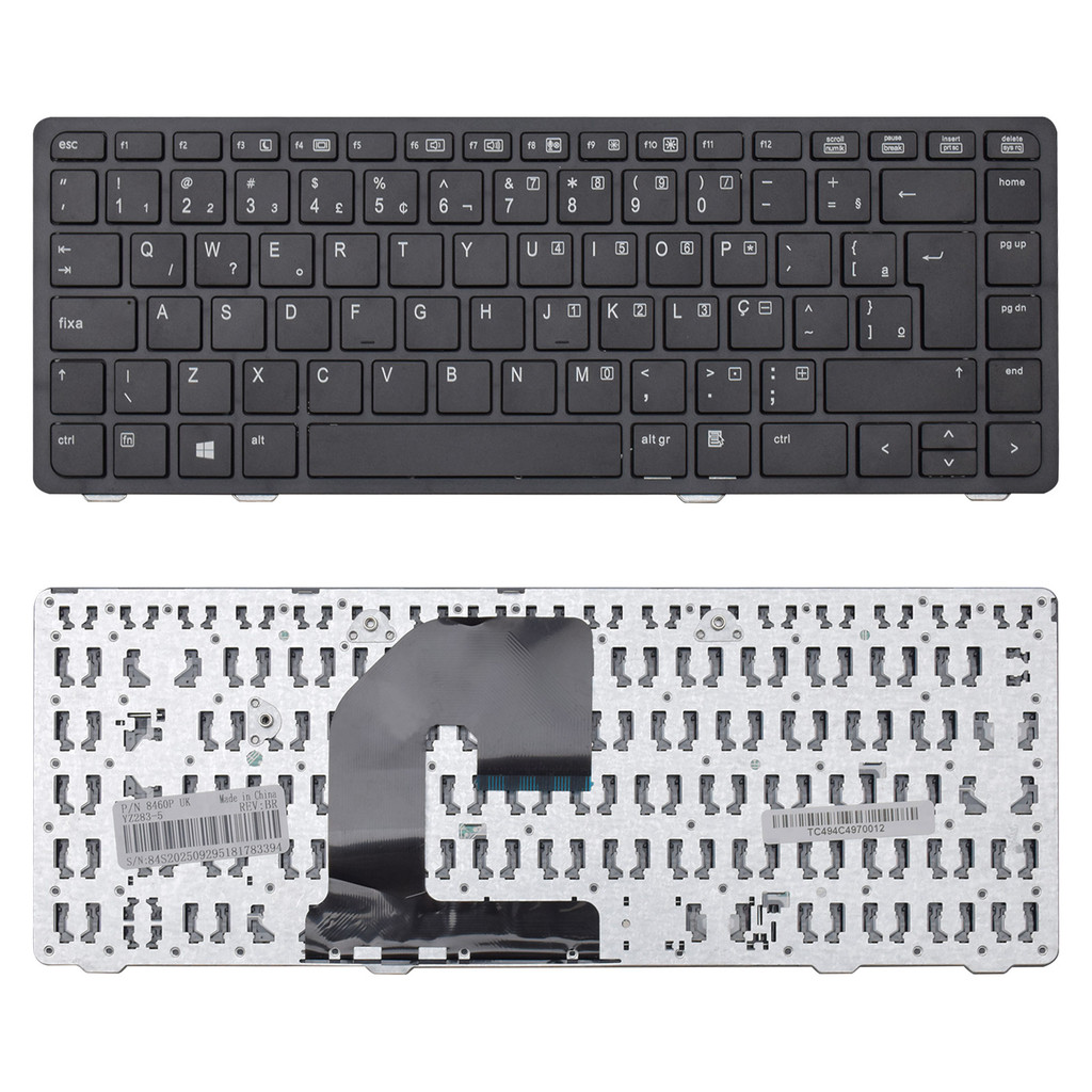 Teclado para Notebook Hp Elitebook 8460P Sem Pointingstick