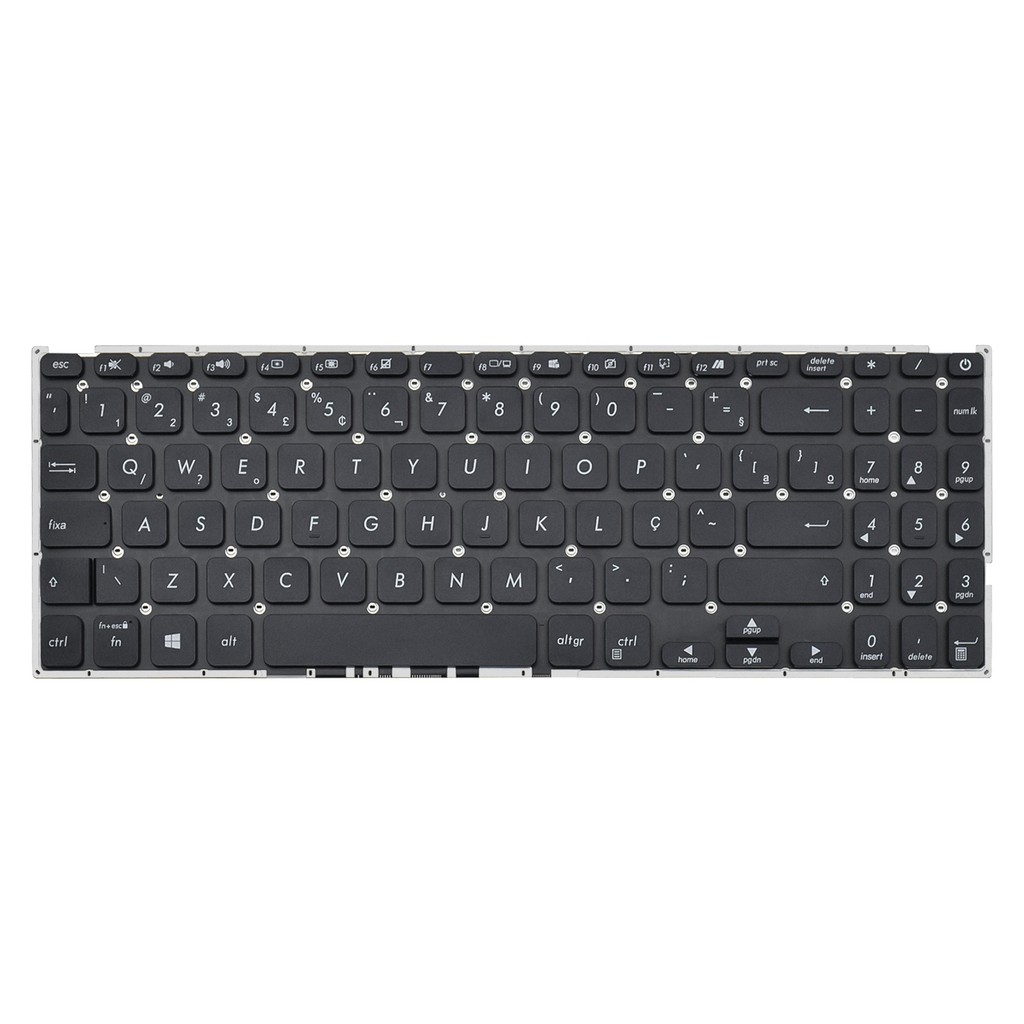 Teclado para Notebook Asus Vivobook X515J Preto em Oferta na Shopee