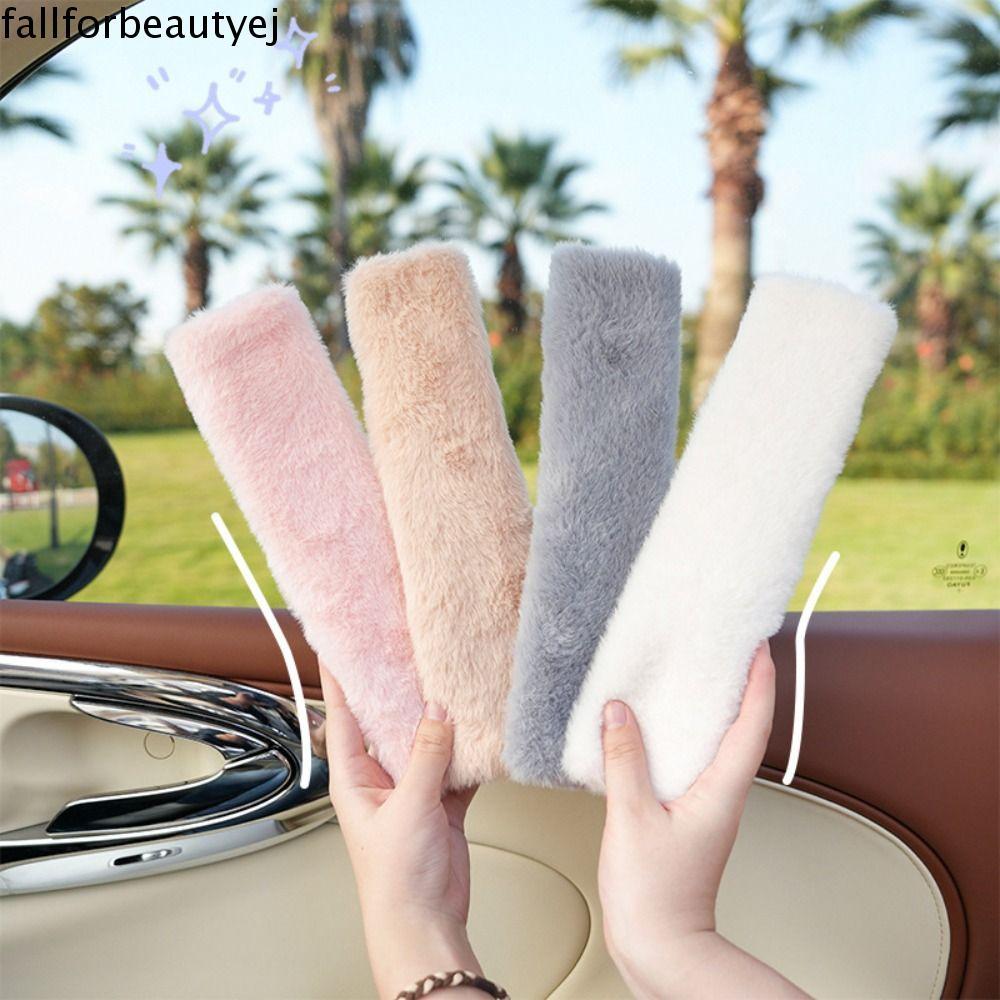 FALLFORBEAUTYEJ Capa Para Cinto De Segurança De Carro , Almofada Aquecedora De Pelúcia Macia De Ombro , Direção