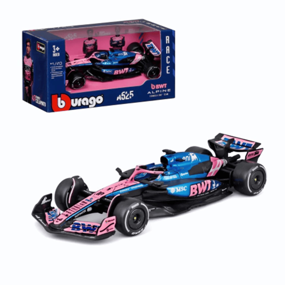 Miniatura F1 25 BWT Alpine A525 Gasly S/Piloto 1:43 Bburago