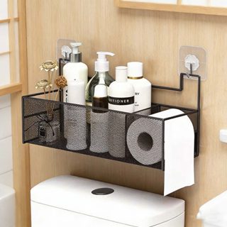 Organizador de Parede Resistente com Alto Adesivo | Ideal para Banheiro, Cozinha e Lavanderia em Oferta na Shopee