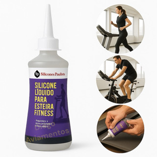 Silicone Lubrificante Líquido Para Esteira ergométrica profissional e doméstica300ml em Oferta na Shopee