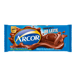Chocolate ao Leite Arcor Tablete 80g em Oferta na Shopee
