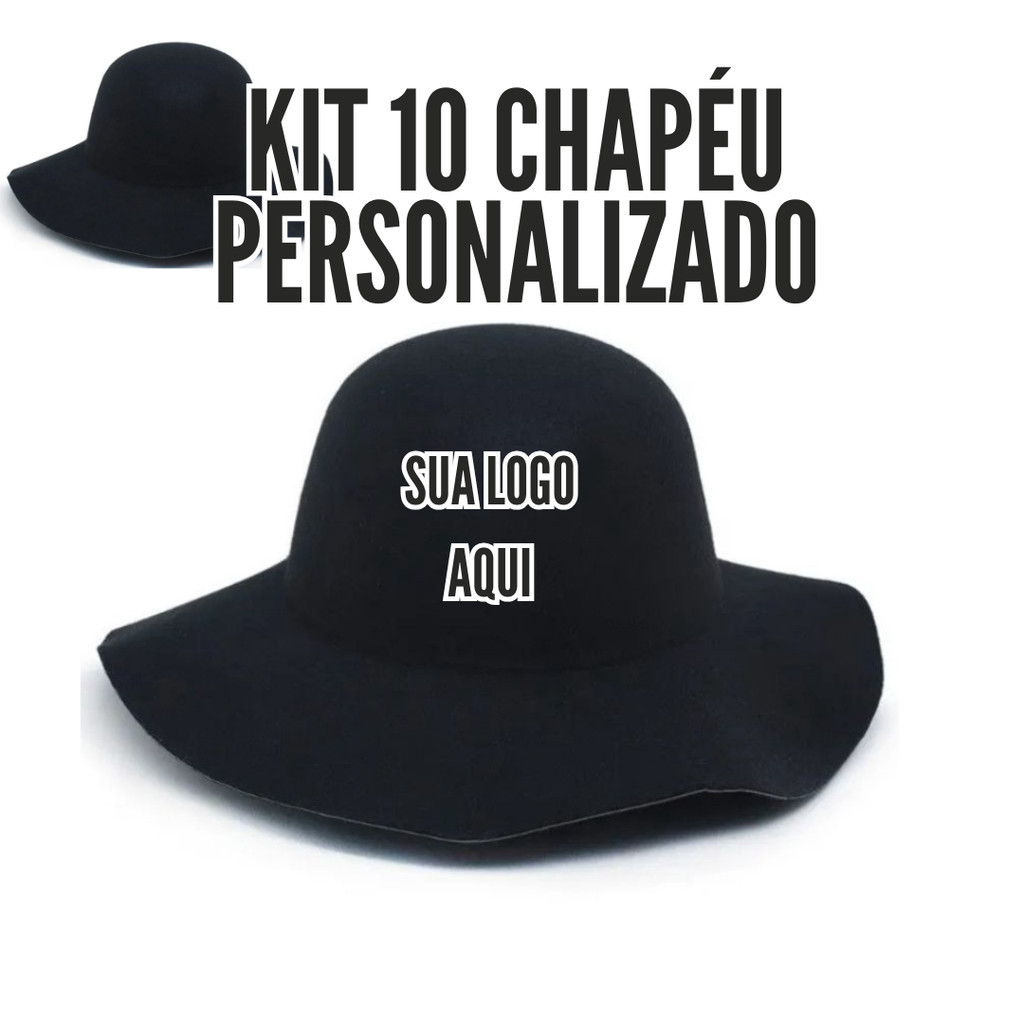 Kit 10 Personalizado Chapéu Cata Ovo tradicional de Feltro