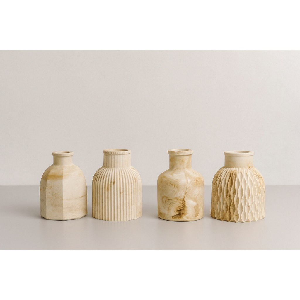 Kit com Vasos Marmorizados Decorativos em Oferta na Shopee