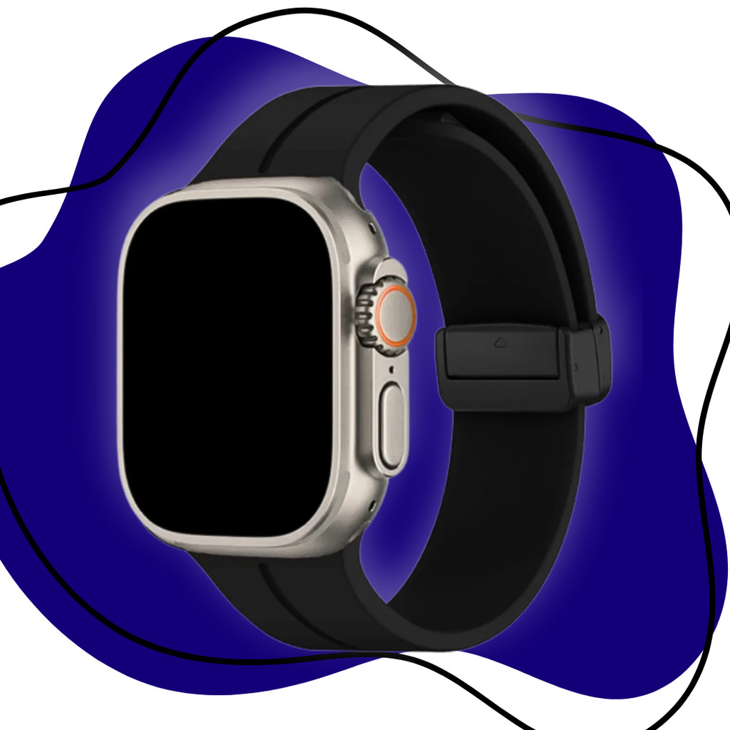 Pulseira Magnética Para Apple Watch Ultra Series SE 49mm 45m 44mm 42mm 46mm