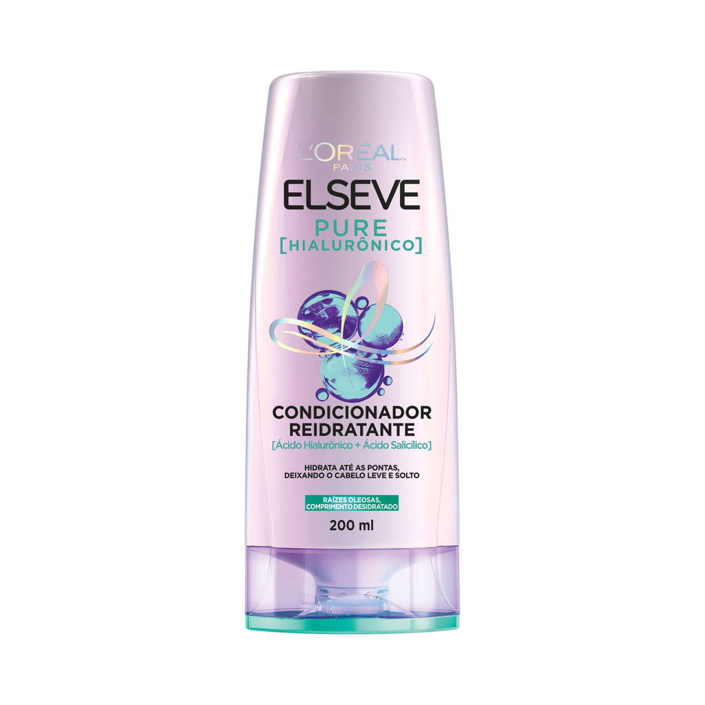 Condicionador Elseve Pure Hialurônico 200ml em Oferta na Shopee