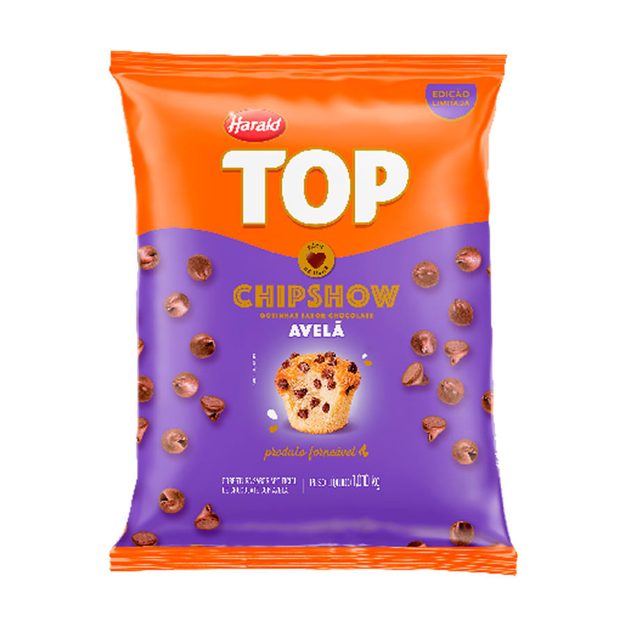 Chipshow Gotas Forneáveis Top Avelã 1.01kg Harald