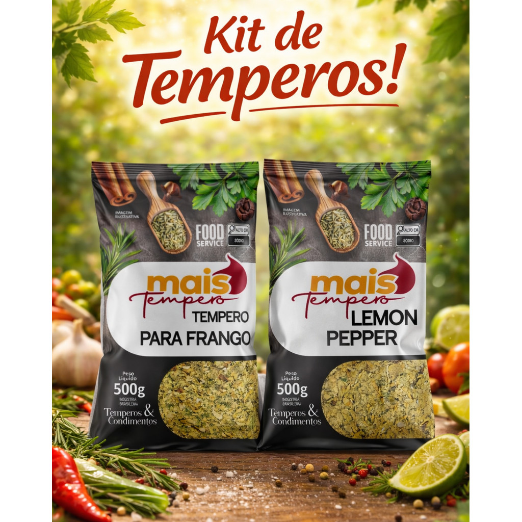 Kit Completo de Temperos para Frango