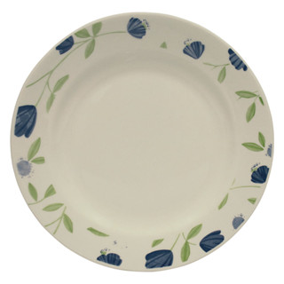 Prato de Sobremesa Oxford em Cerâmica Flores Azuis 18cm em Oferta na Shopee