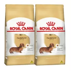 Kit 2 Ração Royal Canin Dachshund Para Cães Adultos 2,5Kg