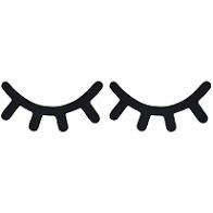 Par de Cílios Decorativo Madeira Mdf 15cm - Preto