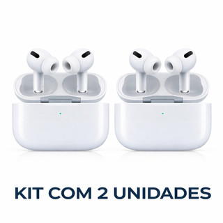 Kit 2 Fone de Ouvido Sem Fio Bluetooth Pro 3 TWS Earbuds Para Android ios