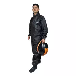 Capa de Chuva em PVC Unissex Combate Gola Pioneira