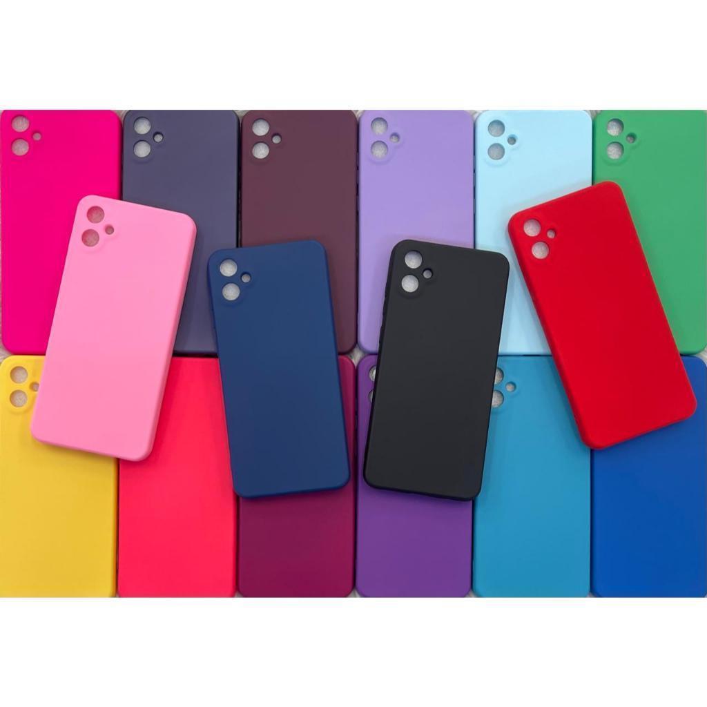 Capa Capinha Para Samsung A05 Silicone Aveludado Pelicula Case