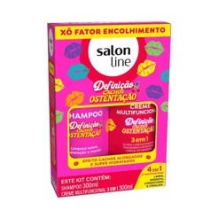 Kit Shampoo 300ml + Creme Multifuncional 300ml Cachos Ostentação
