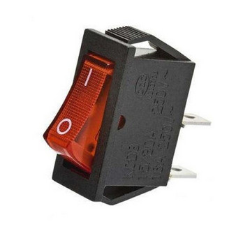 2pcs Chave Gangorra 2T 16A-20A/250v AC Vermelha ON OFF Led KCD3 2 Unidades
