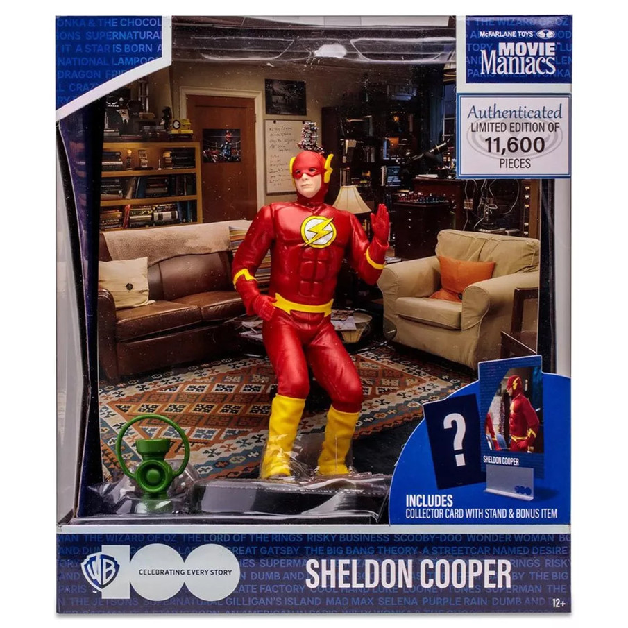 Boneco Sheldon Cooper - The Big Bang Theory - Flash
