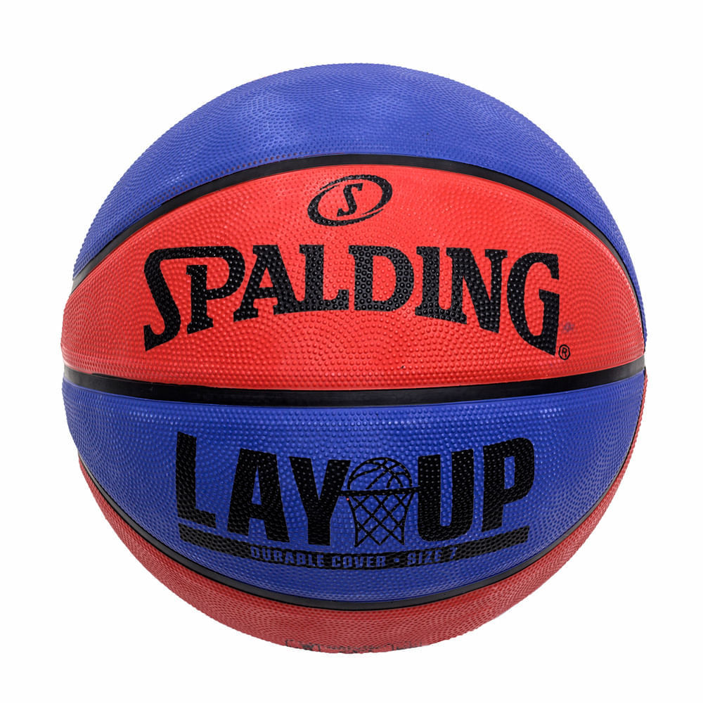 Bola De Basquete Spalding Lay-Up - Vermelho e Azul