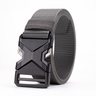 Cinto masculino de nylon tecido tático de lona do exército moda casual designer de luxo cinto jeans para homens