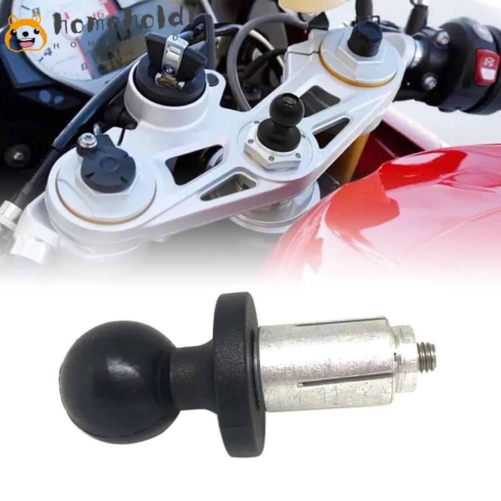 HOMEUVOE Cabeça Esférica Para Motocicleta , Suporte Durável Telefone , Base Haste De Garfo De Bicicleta