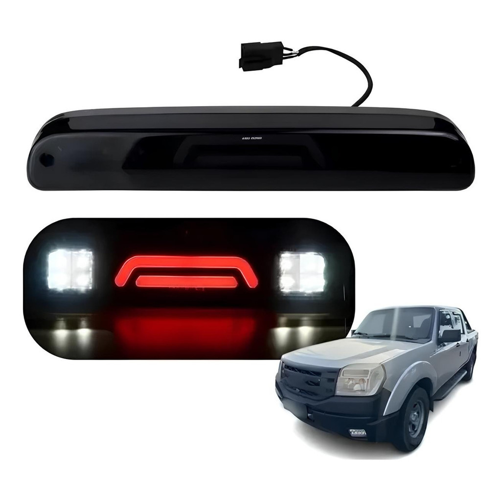 Brake Break Light Luz Freio Led F250 Ranger 1994 A 2012 Fume