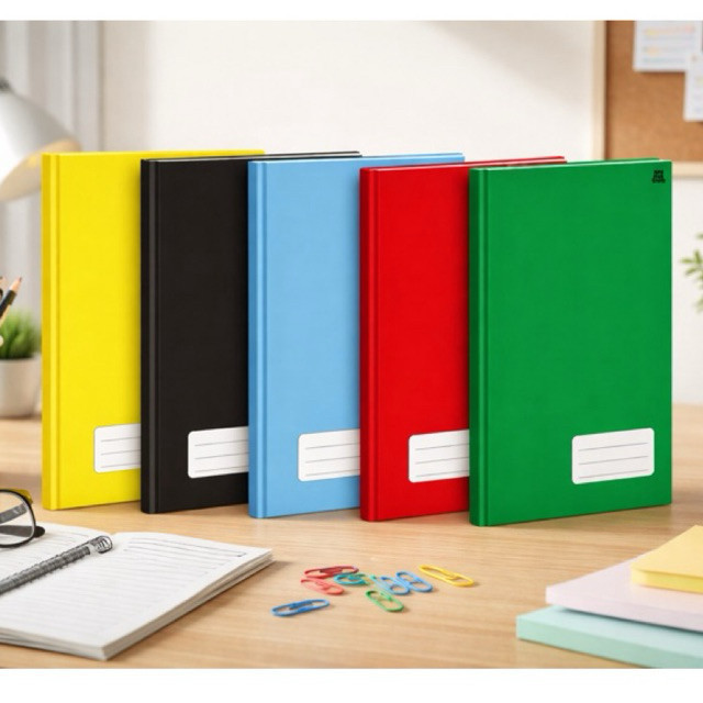 Caderno escolar universitario 96 folhas costurado capa dura materia anotacoes escrever de achadinhos