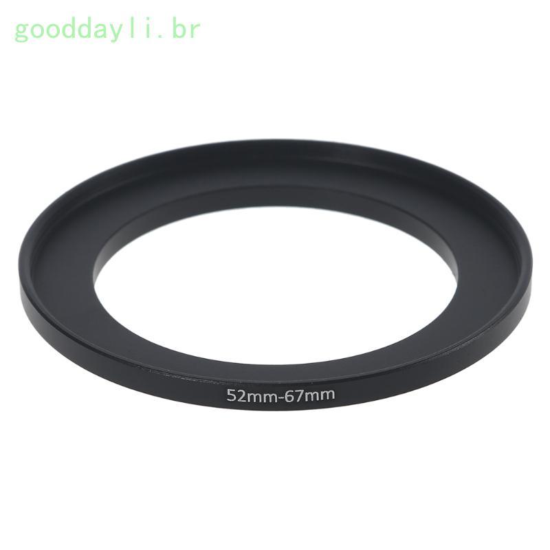 GOO Metal Step Up Anéis Adaptador Lente Alumínio Filtro 52mm-67mm Fotografia