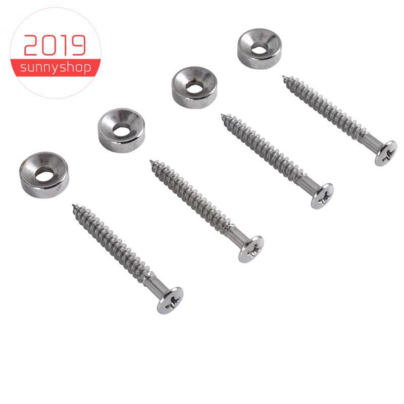 [Bestseller S] Conjunto De 4 Buchas De Virola De Junta De Pescoço De Guitarra Com Parafuso Correspondente