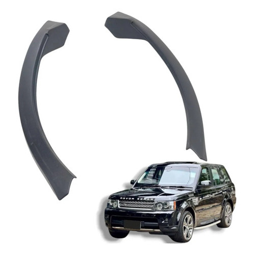 Aplique Moldura Paralama Traseiro Ranger Rover Sport 2010 Preta