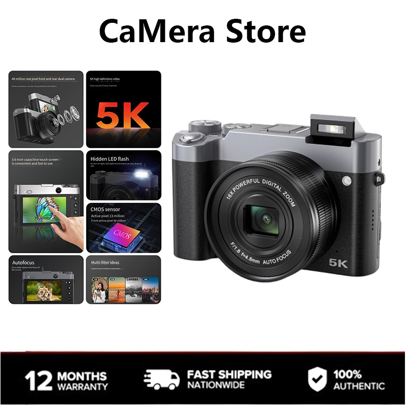 DC208N Câmera digital De Alta Definição Com sensor De 48 Milhões , micro Única De Beleza selfie Para Festa De Estudante